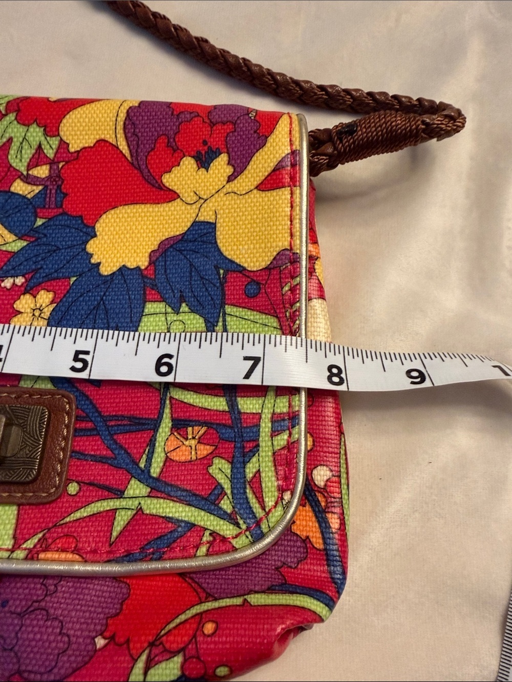 EUC! SakRoots Floral Print Multicolor Crossbody Bag/Multiway - Picture 15 of 16